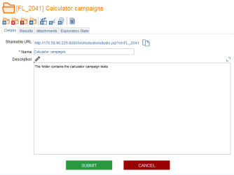 Campaign Folder Details