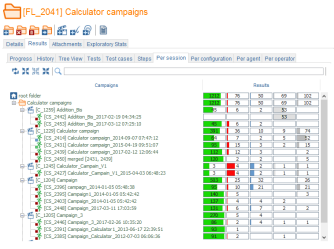 FolderCampaign Results Per Session