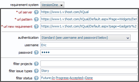 integration requirements jira