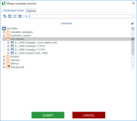 Campaign Merge Session