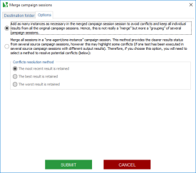 Campaign Merge Session