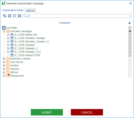 Campaign Residual Test