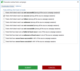 Campaign Residual Test