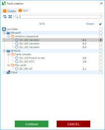 Dashboard Create Track