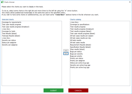 Dashboard Create Track