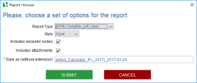 Defect Report Chooser