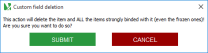 Delete Custom Field Confirmation