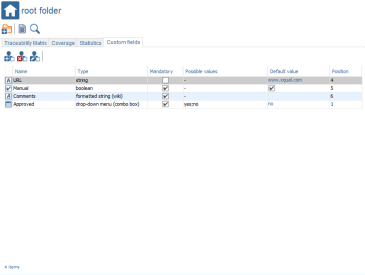 Requirement Custom Fields