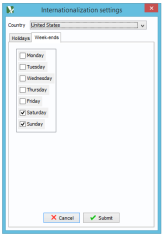 Setting Internationalization